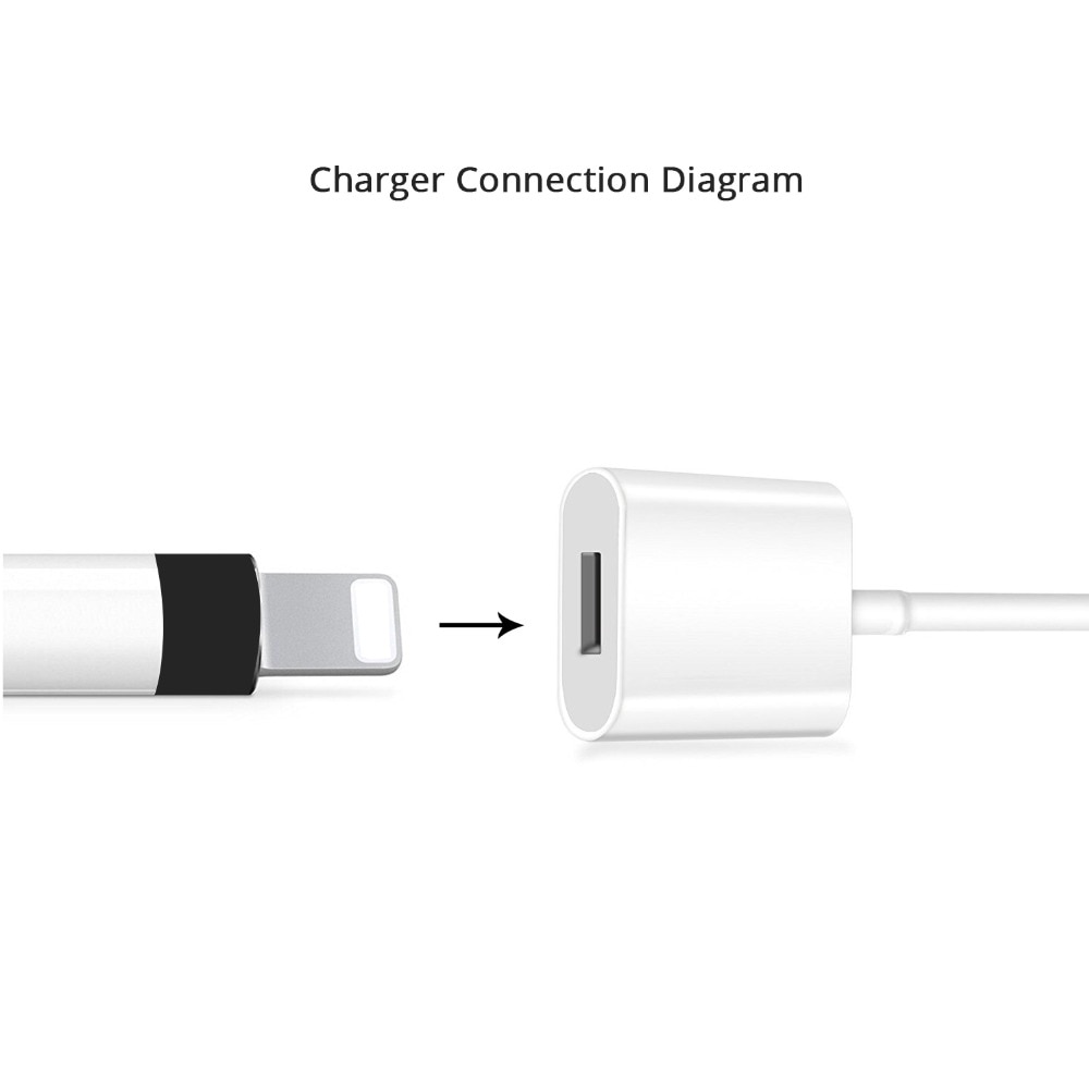 1m blyant oplader ladekabel adapter til ipad pro 12.9, 9.7 tommer, han til hun forlænger usb ledning til apple pen ipencil