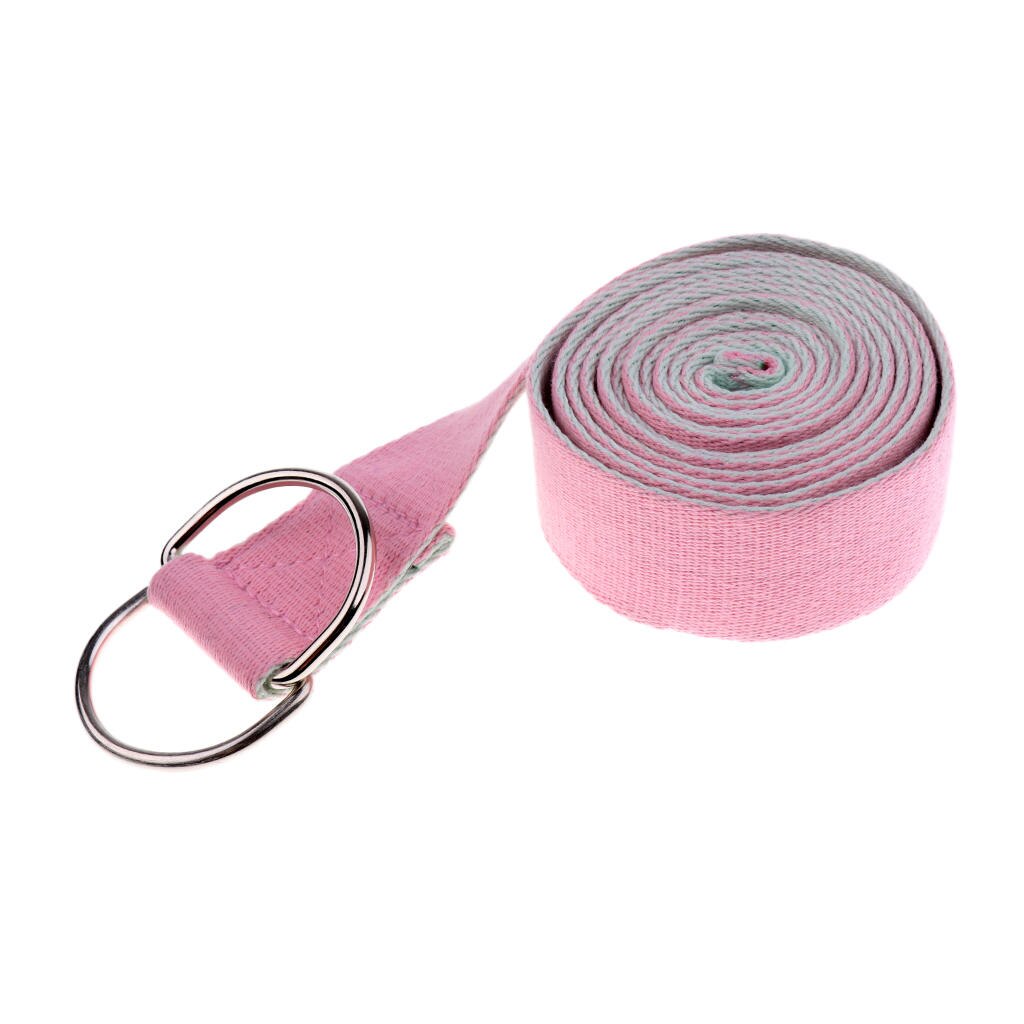 Workout Yoga Stretch Riem D-Ring Riem Taille Been Fitness Training Verstelbare