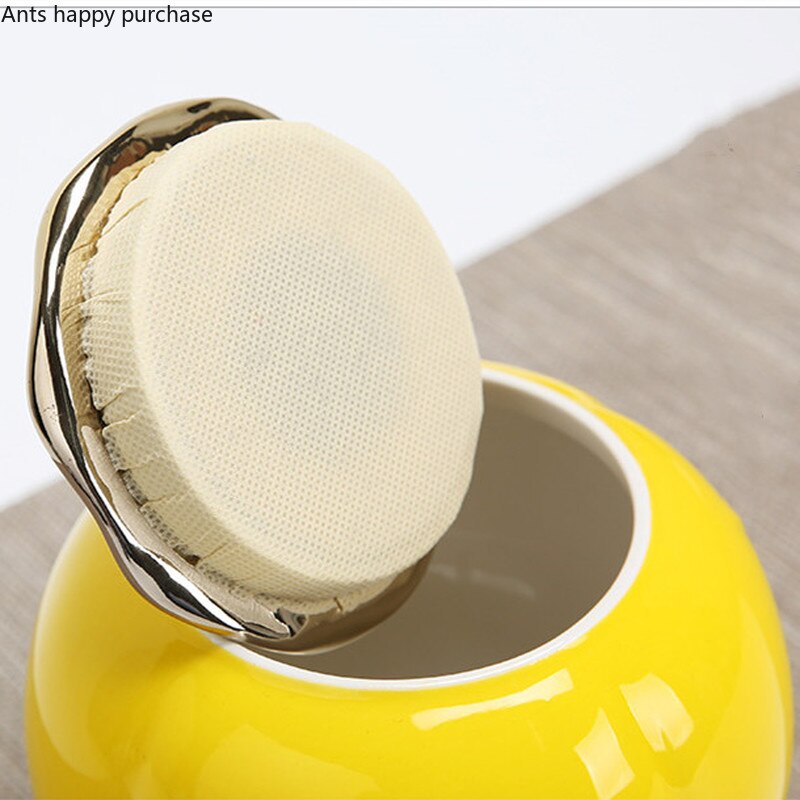 Pot à thé en céramique pour citrouille, plusieurs couleurs, réservoir de finition, scellé, plusieurs Styles, boîte de rangement Portable