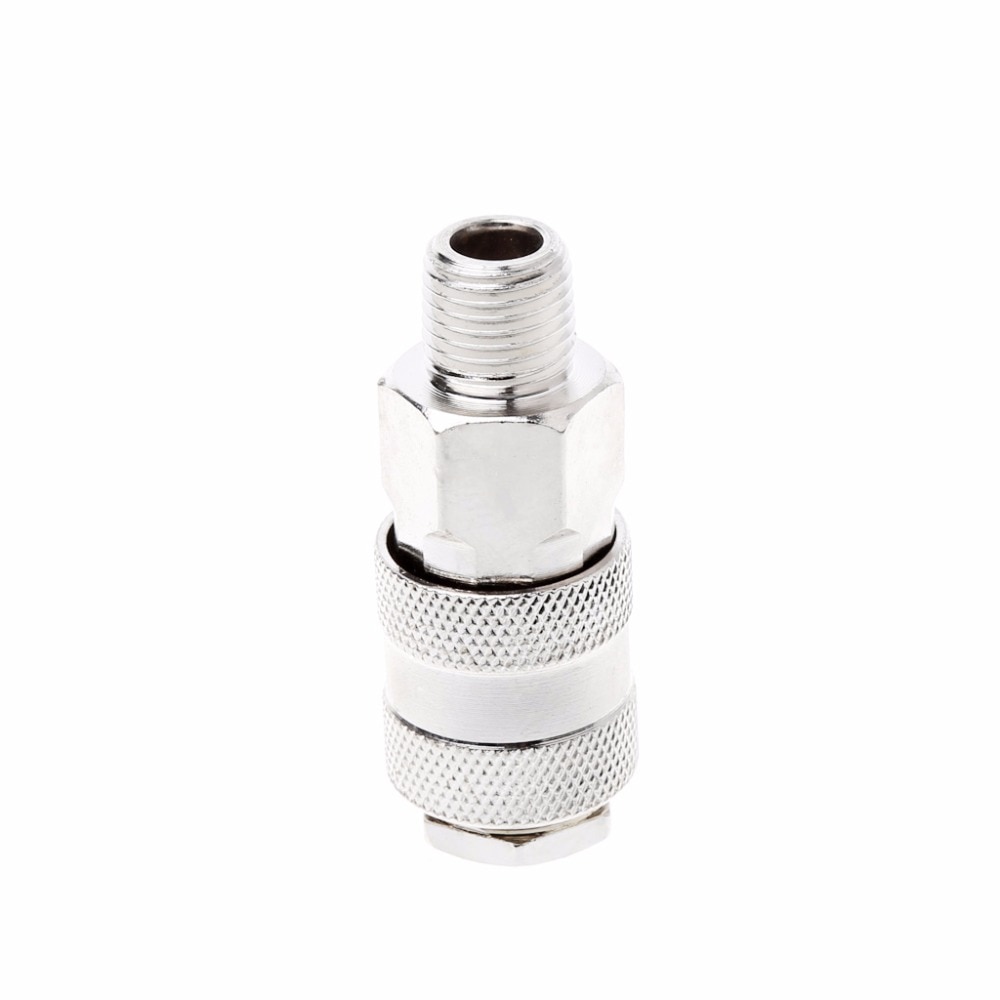 1 Pc Euro Air Line Hose Connector Fitting Female Quick Release 1/4 Inch BSP Male