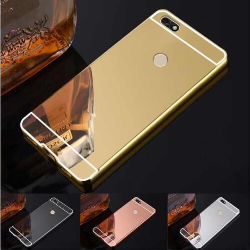Spiegel Fall Für huawei P9 Plus 5,5 zoll Harte Metall Aluminium Rahmen Schutzhülle Zurück Abdeckung Für huawei P9Plus P9 + telefon Fall