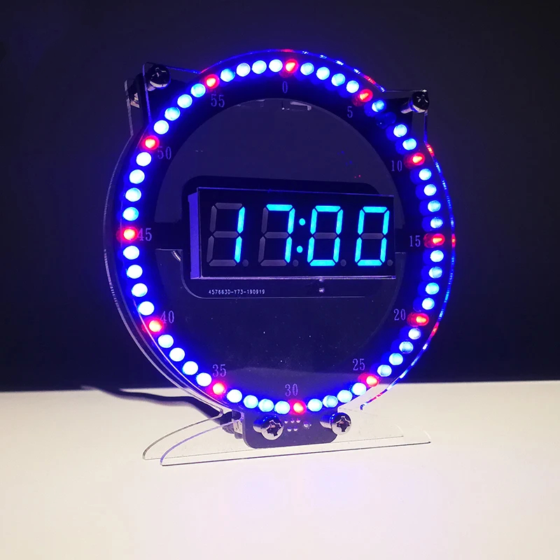 LED Fun Wecker DIY Elektronisches Lötset Digitales LED-Anzeigemodul ohne Autos