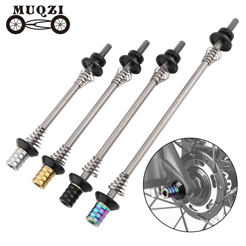 MUQZI Titan-Schnellspanner, 74 mm, 85 mm, 100 mm, 130–135 mm, MTB, Rennrad, Schnellspanner, Achse aus Titanlegierung