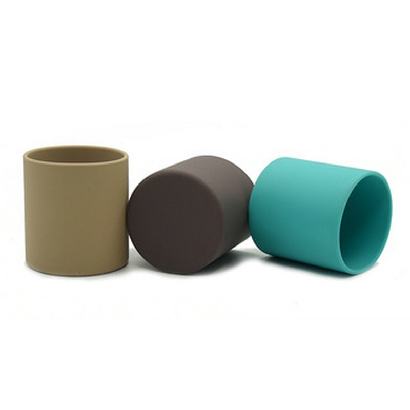 1PCS Baby Silicone Cup Food Grade Silicone kids Feeding Cup Infant Toddler Tableware Drinking Cup BPA Free 250ML Heat-resistant