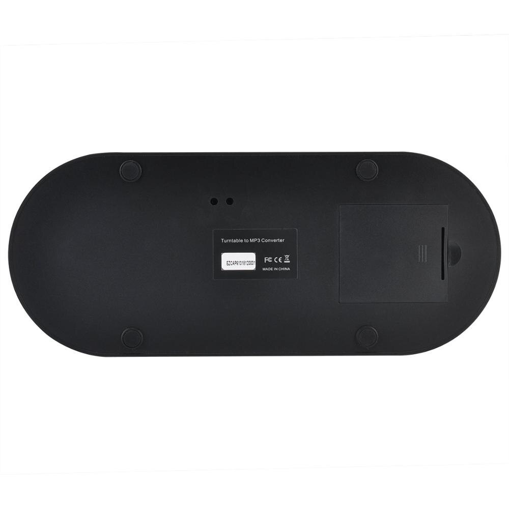 Convertidor de reproductor de tocadiscos a MP3, 33/45RPM, para guardar discos de música de vinilo a tarjeta TF/USB, altavoz incorporado, sin necesidad de PC