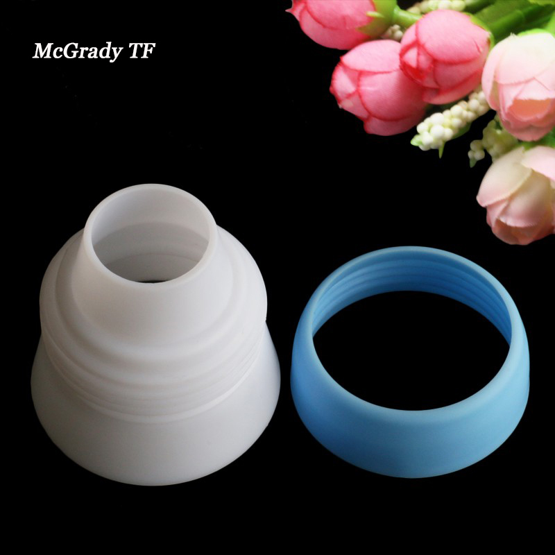 Mac 1 stks Big Size Bakken Coupler Decorating Tool Fondant Cake Decorating Bag Converter Voor Russische Tips Cake Gereedschappen