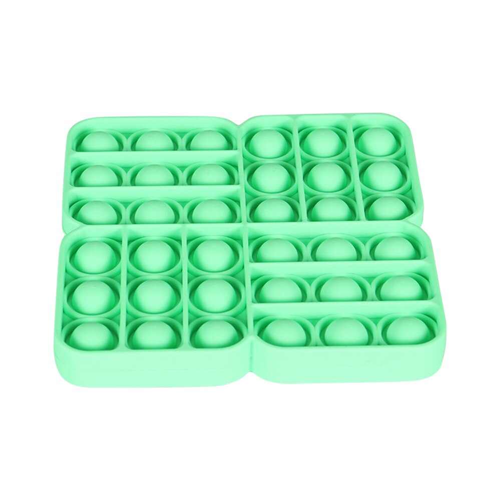 Block Push Fidget Toys Bubble Sensory Toy Funny Autism Needs Antistress Plastic Desktop Toys