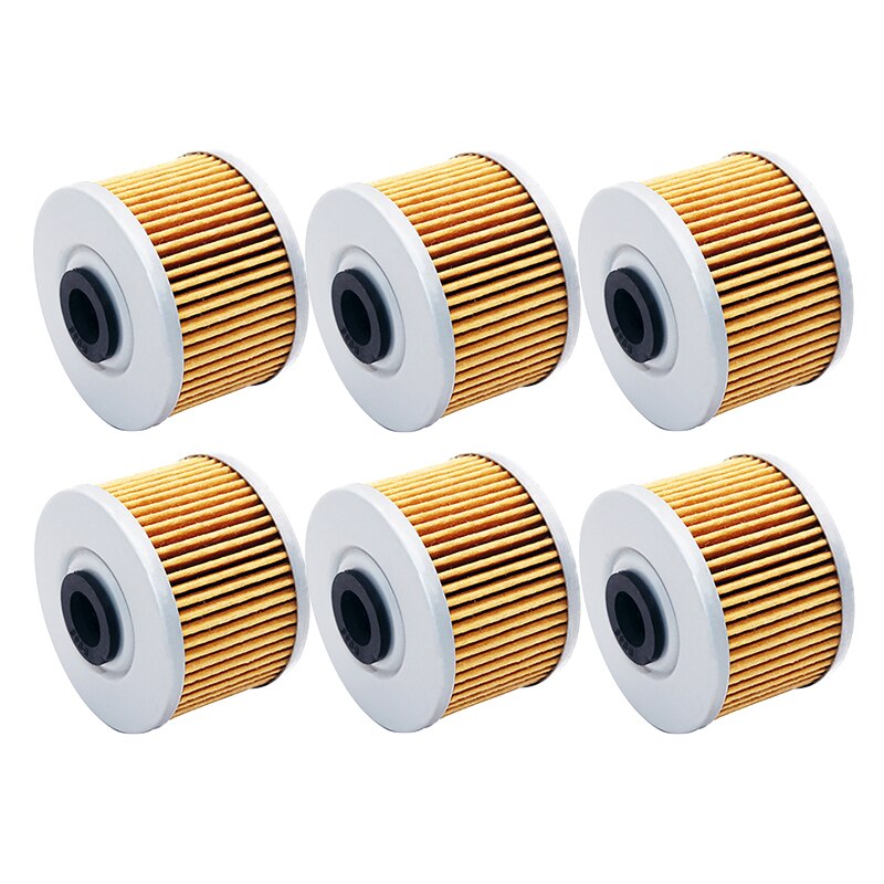 1/3/6pcs Motorcycle Oil Filter for HONDA XR250 XR 250 XR250L XR250R XR350R XR400R XR440R/SM XR500 XR500R XR600R XR650L XR650R: 6 pieces Yellow