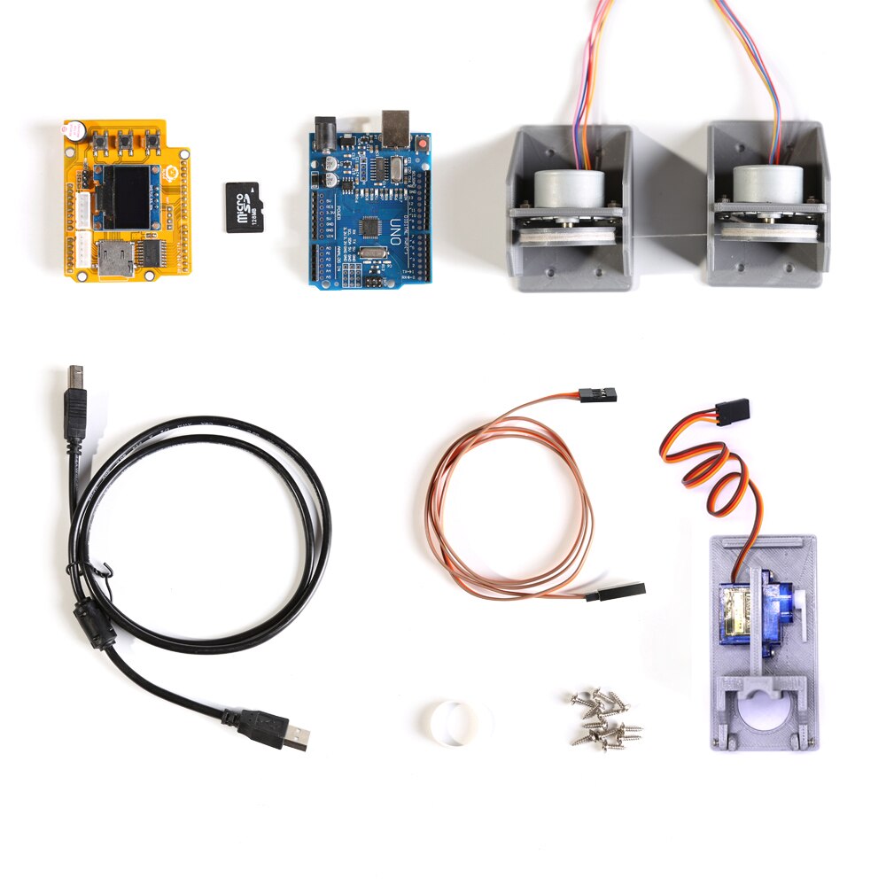 Drawbot dla Arduino Zestaw do majsterkowania Ploter do rysowania linii Malowanie ścian Robot STEM Sprzęt Maker Projekt Części drukowane 3D Zabawka dla dzieci