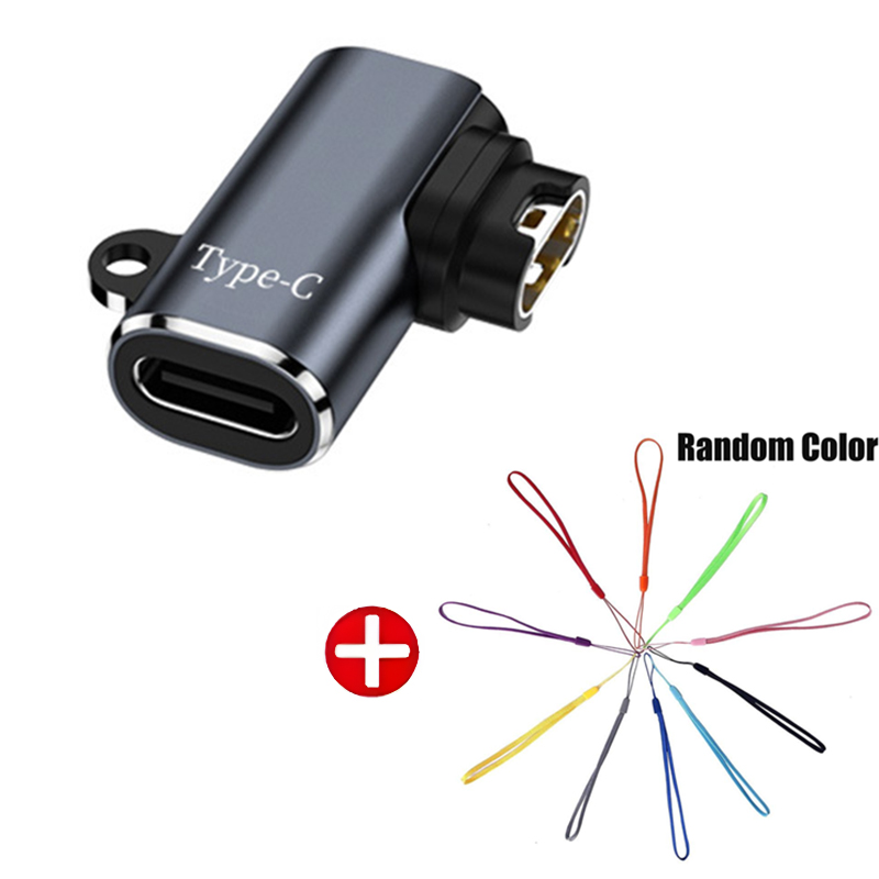 Type C/iOS Opladen Draagbare Adapter Voor Garmin Fenix 7 7S 7X 6 6S 6X 5 5S 5X Venu 2 2S Forerunner 965 Horloge Oplader Converter
