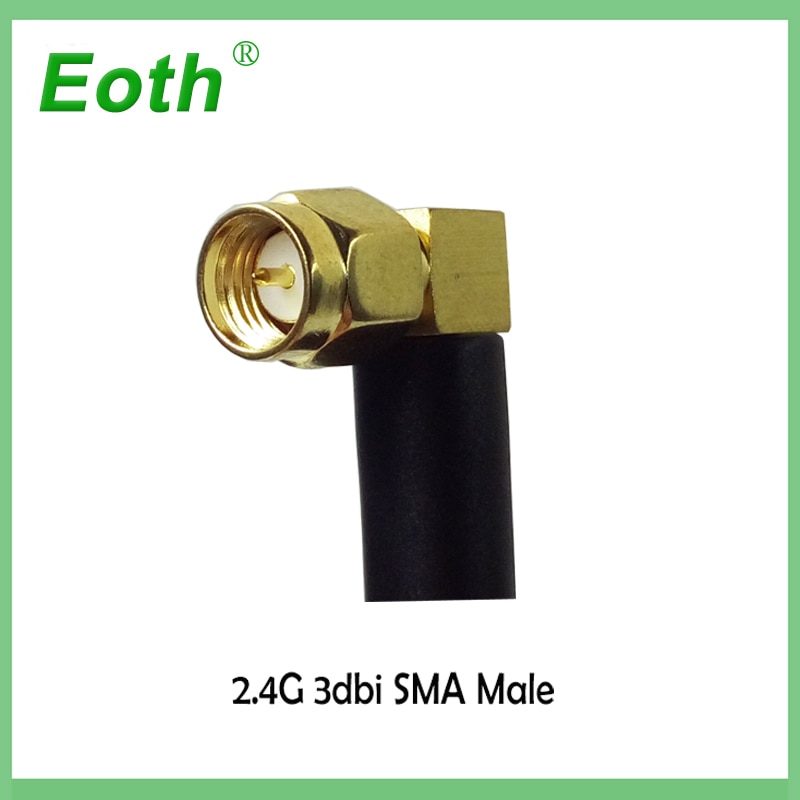 2.4Ghz antenna wifi 2~3dbi SMA male 2.4G antena wi fi antenne Zigbee Small Size aerial + PCI U.FL IPX to RP-SMA Pigtail Cable