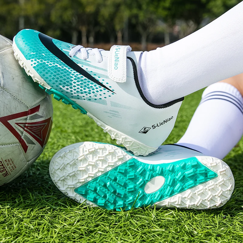 Børnefodboldsko kunstgræs fodbold futsal sko børnesneakers til fodbold børnefodboldstøvler