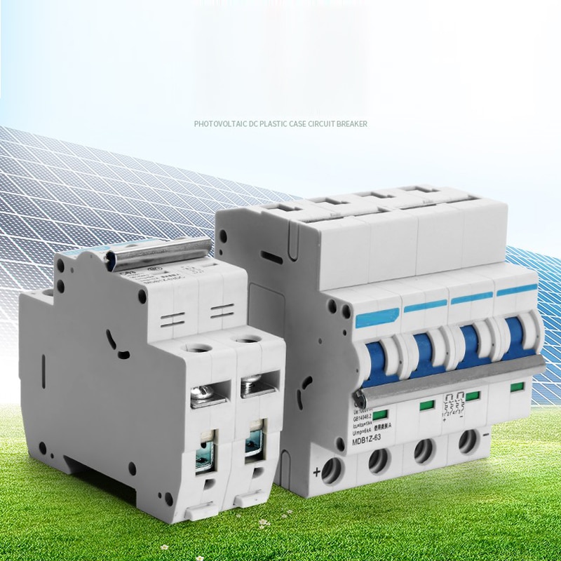 Solar DC Air Circuit Breaker 1P 2P 3P 4P Atmosphere Switch Defence Tripping Operation for solar energy system