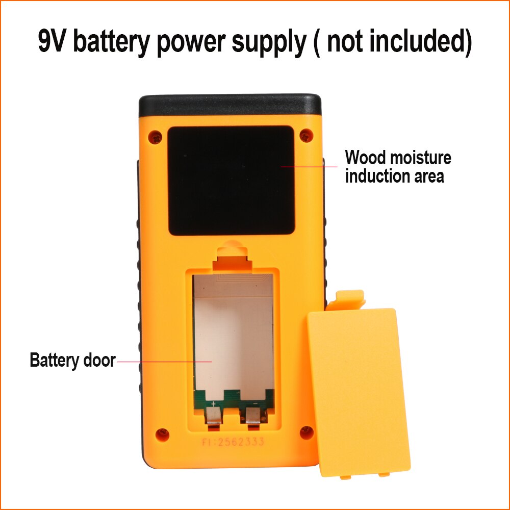 RZ Wood Moisture Meter Digital LCD Humidity Meter Handheld Wood Lumber Water Content Meter Detector Density Hygrometer Tester