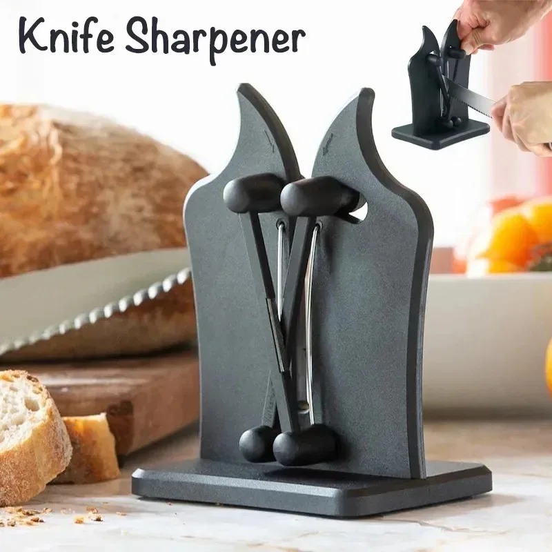 Afilador de cuchillos, herramienta de afilado de cocina, fácil y seguro, cuchillo de Chef de cocina, cuchillo de Damasco, herramientas de cocina, suministros de cocina
