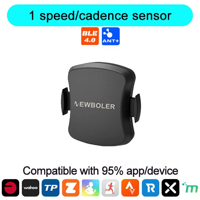 NEWBOLER Heart Rate Monitor Chest Strap Bluetooth 4.0 ANT Fitness Dual Mode Sensor Compatible Belt Wahoo Polar Garmin Bryton: Model 1