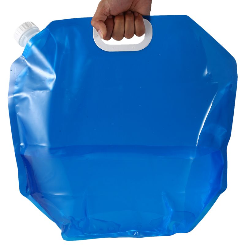 Lata de agua plegable 10 litros azul