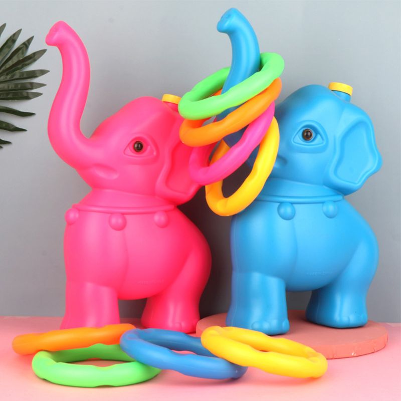 Kinderen Outdoor Sport Olifant Gooien Beentje Set Ouder-kind Interactieve Spelletjes Fun Ring Toss Speelgoed Kids