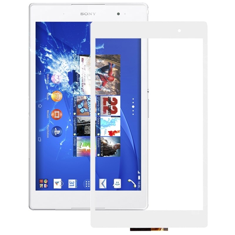 Ipartsbuy erstatning til berøringspanel til sony xperia  z3 nettbrett kompakt / sgp 612 /  sgp 621 /  sgp 641