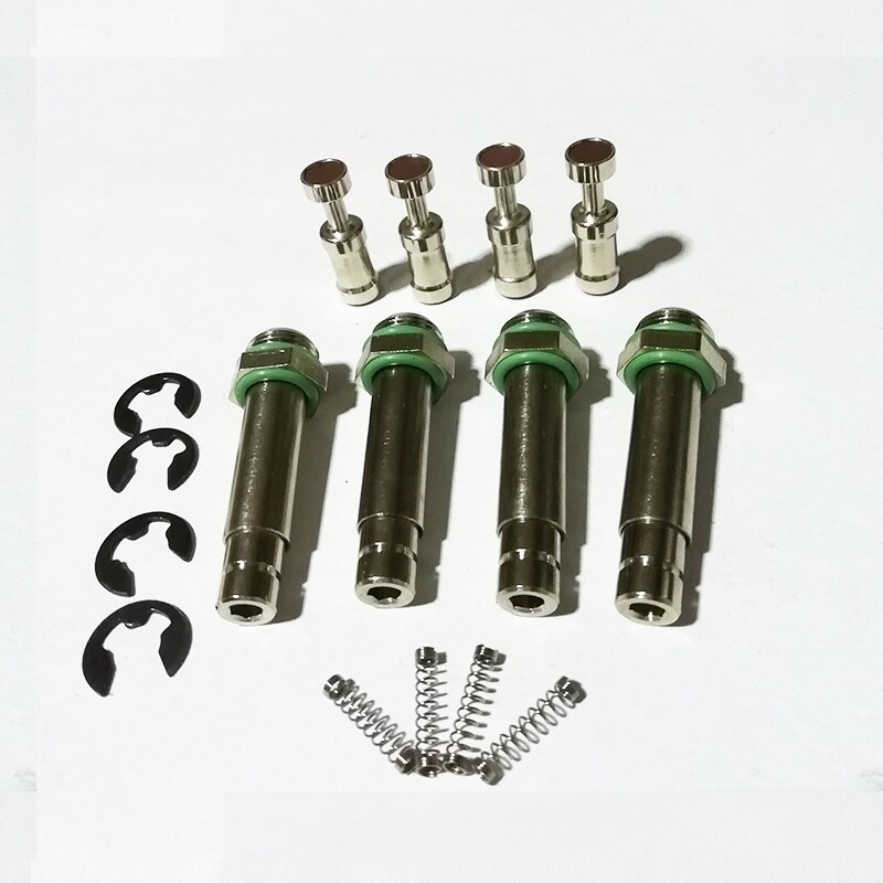 3 Ohms Natural Gas 4cyl Auto Car Kit Gnv Injector Injector Gnv Rail: Gold