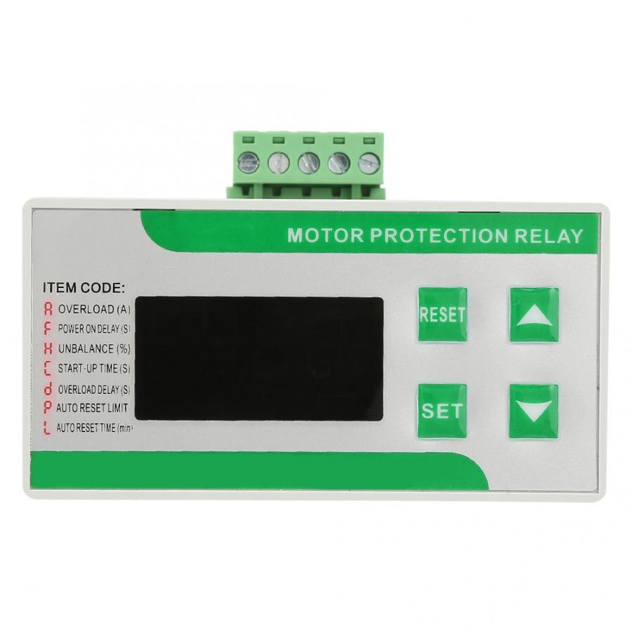 Protector de Motor eléctrico Digital 2-99A, Protector de pérdida de fase de sobrecarga con pantalla MDB-201Z AC 220/380V: AC220C