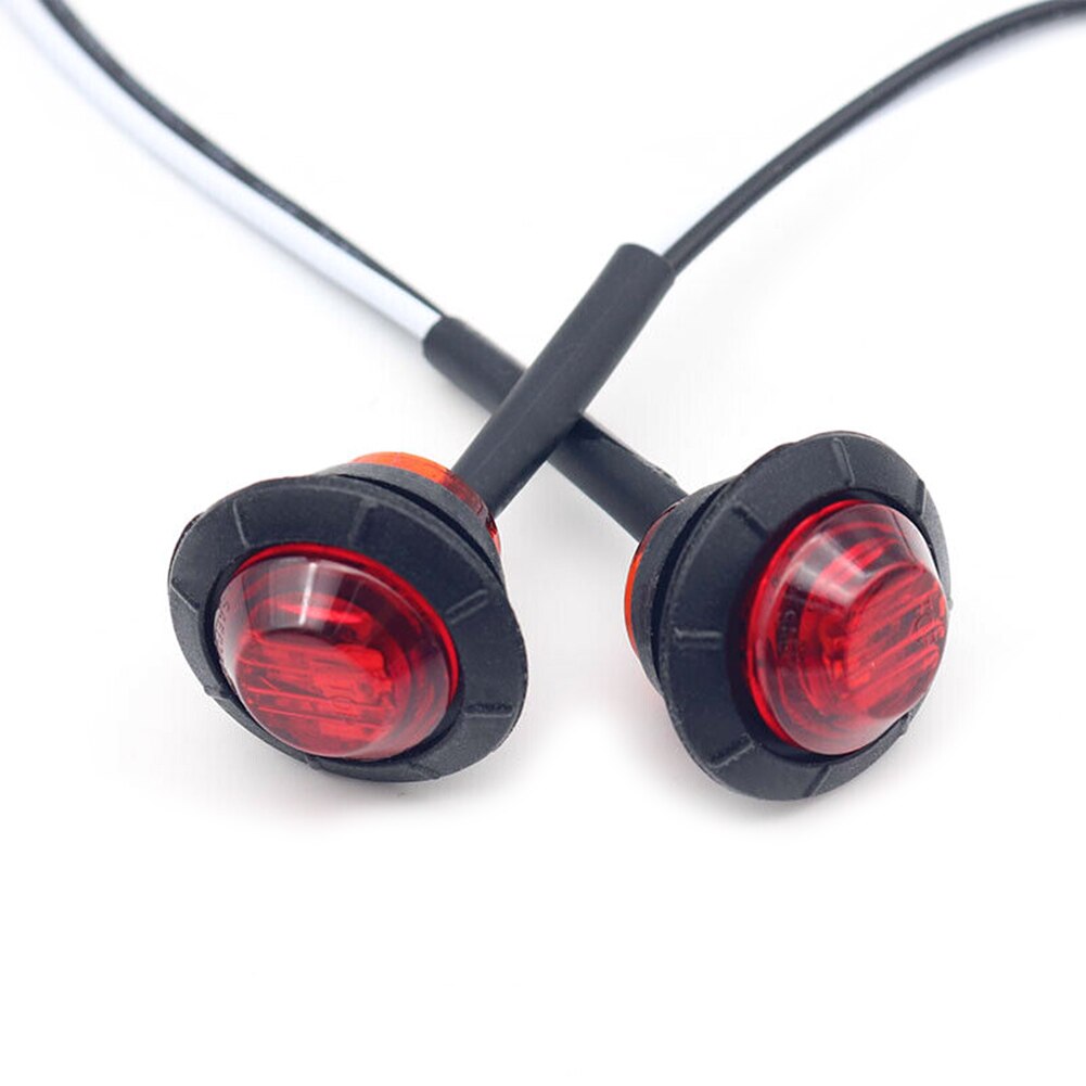Light Sa Rode 10Pcs 3/4 Inch Ronde Rode Led Light Universele Kle... – Vicedeal