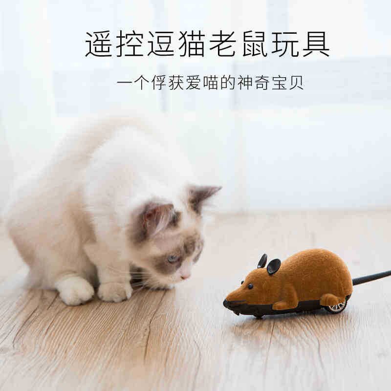 gatto animali domestici telecomando senza fili topo topo giocattolo gatto topo mobile gatto masticare gatto radiocomando a infrarossi