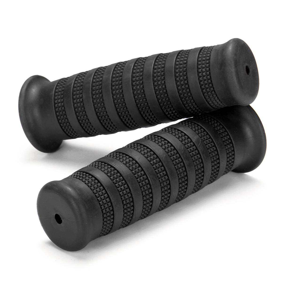 1 paar Universele 7/8 "22mm Motorcycle Bike Rubber Stuur Hand Grip Cafe Racer Bobber Clubman Custom Moto Hand grips Bar