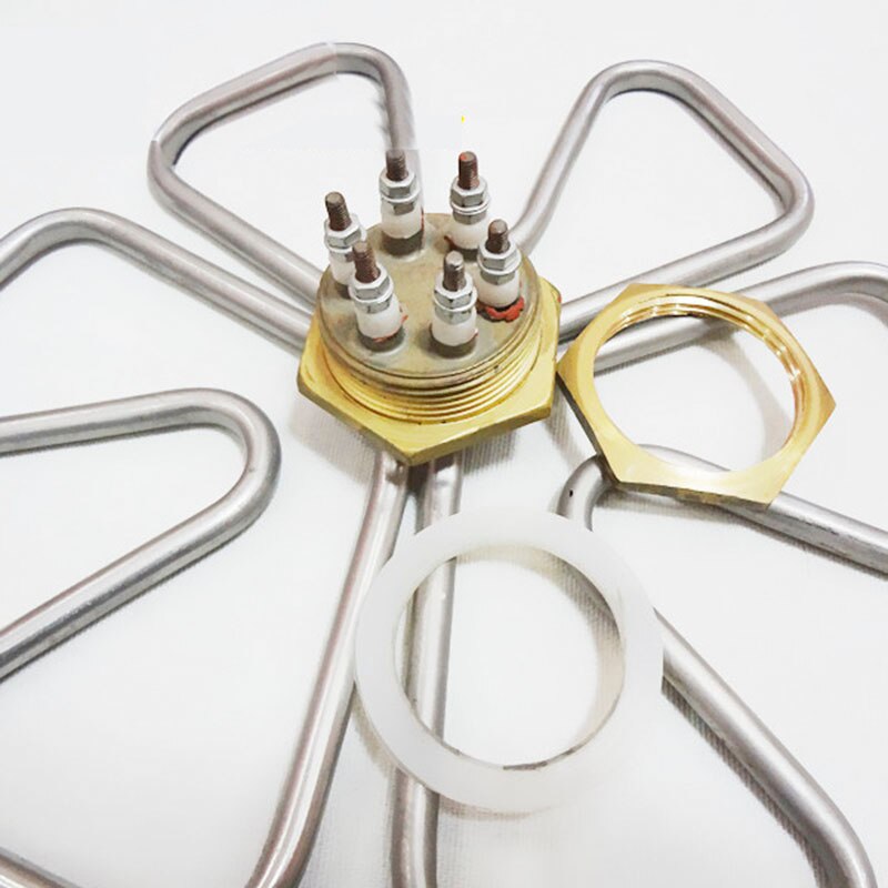 water heater element Bucket and water tank heating water boiler heater element copper head stainless steel tube Plum Shape