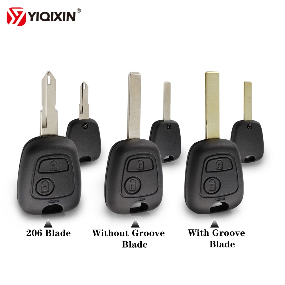 YIQIXIN 2 Button Remote Key Shell For Peugeot 107 206 207 306 307 407 For Citroen Car Key Fob Replacement Case Cover For Toyota