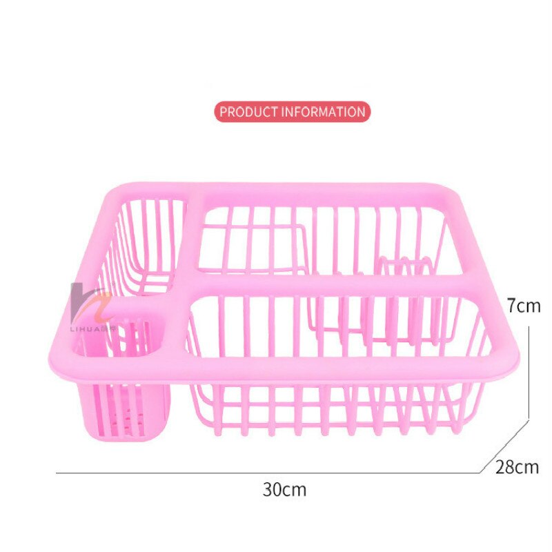 21pcs Drain Basket Simulation Tableware Set Play House Toy Simulation Kitchen Toy