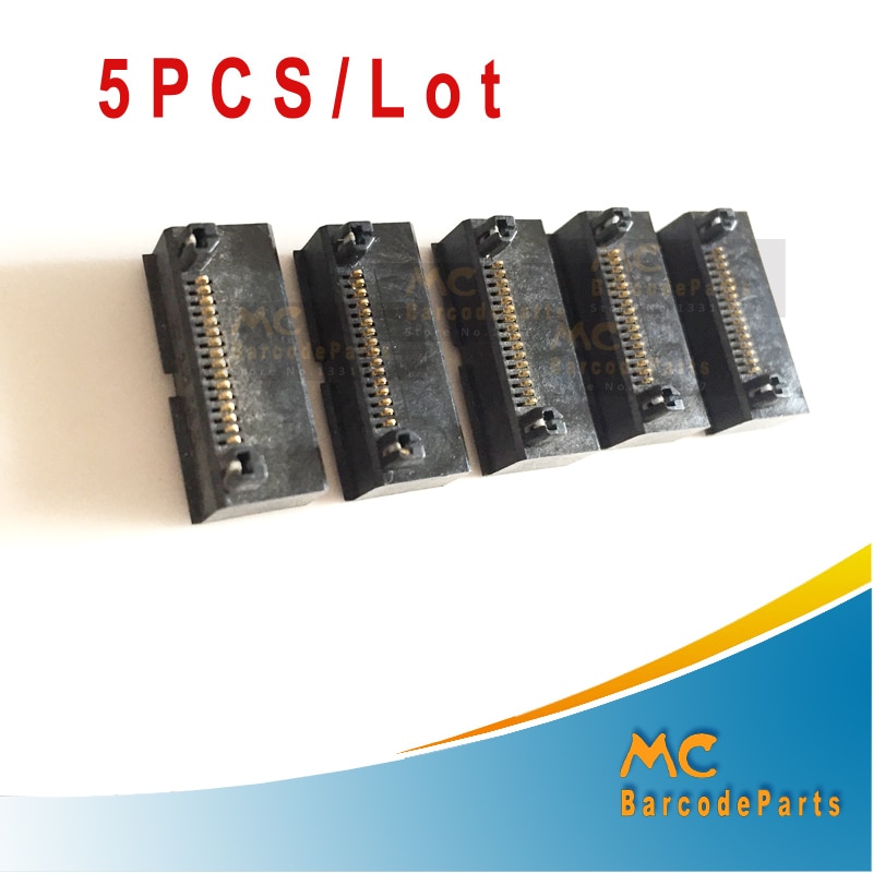 5x I/O Cradle Connector (16 Pins) – For Motorola Symbol MC3100 MC3190, Black, 3 Month Warranty