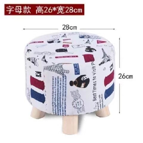 Hause Sofa Runde Hocker Tuch Kunst Wohnzimmer Tee Tisch HüGel Holz Kreative Kleine Fuß Hocker Sattel freundlicher Hocker Bank: 14