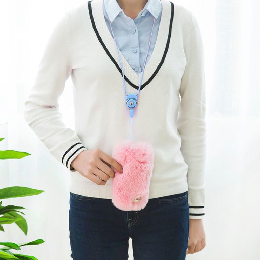 Universal Detachable Mobile Phone Case Lanyard Strap Finger Neck Hanging Rope