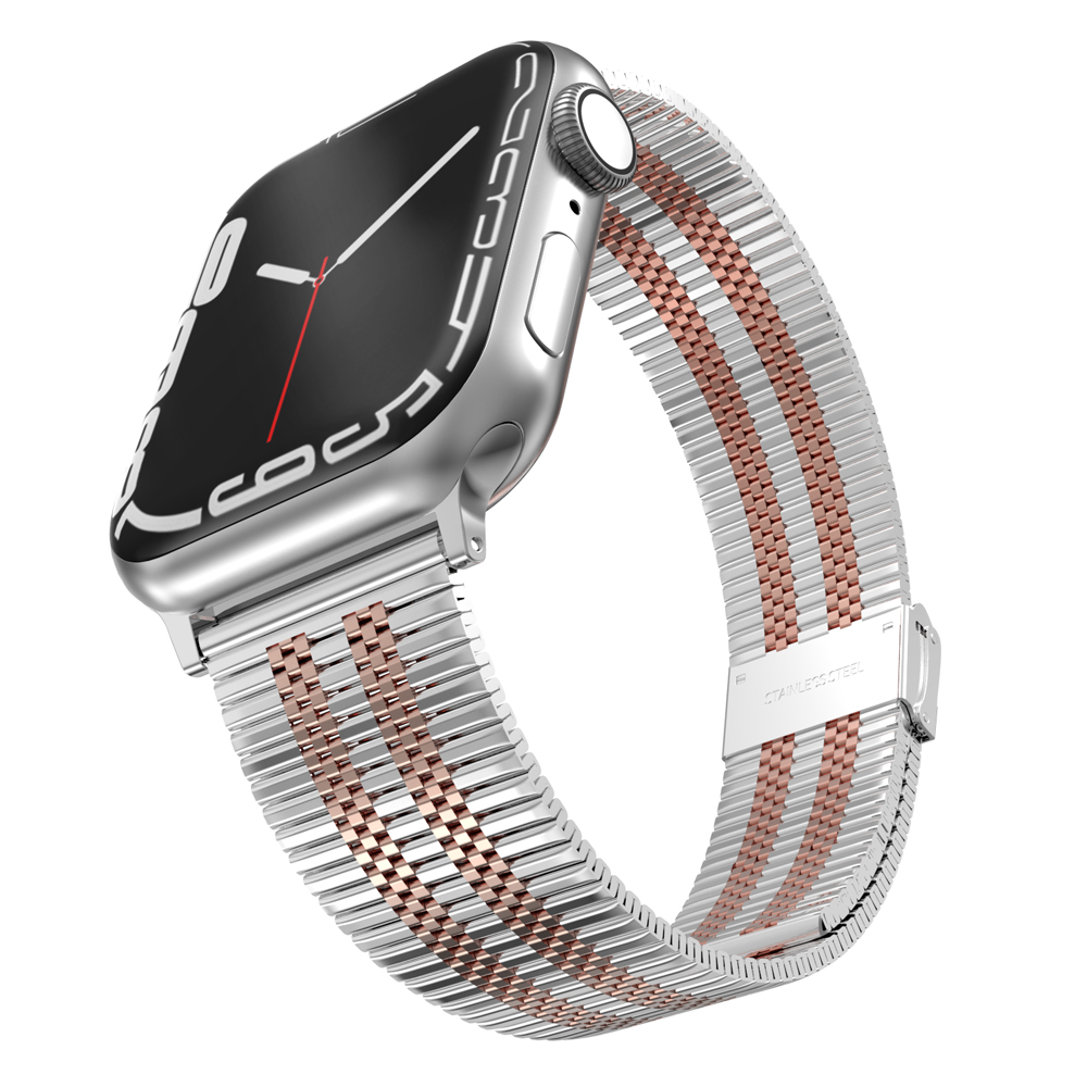 Metalen band voor Apple Watch Ultra 2 Band 49 mm roestvrijstalen armband voor iWatch 10 9 8 7 6 46 mm 42 mm 41 mm 45 mm 38 44 mm 40 mm