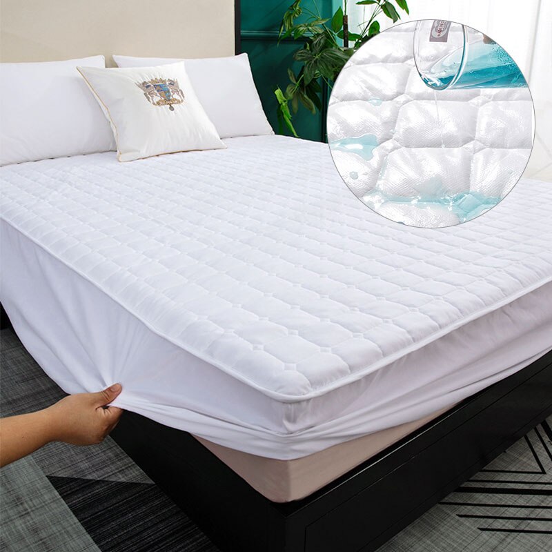 Housse de protection imperméable pour matelas King size, drap-housse épais, matière respirante et douce, lavable