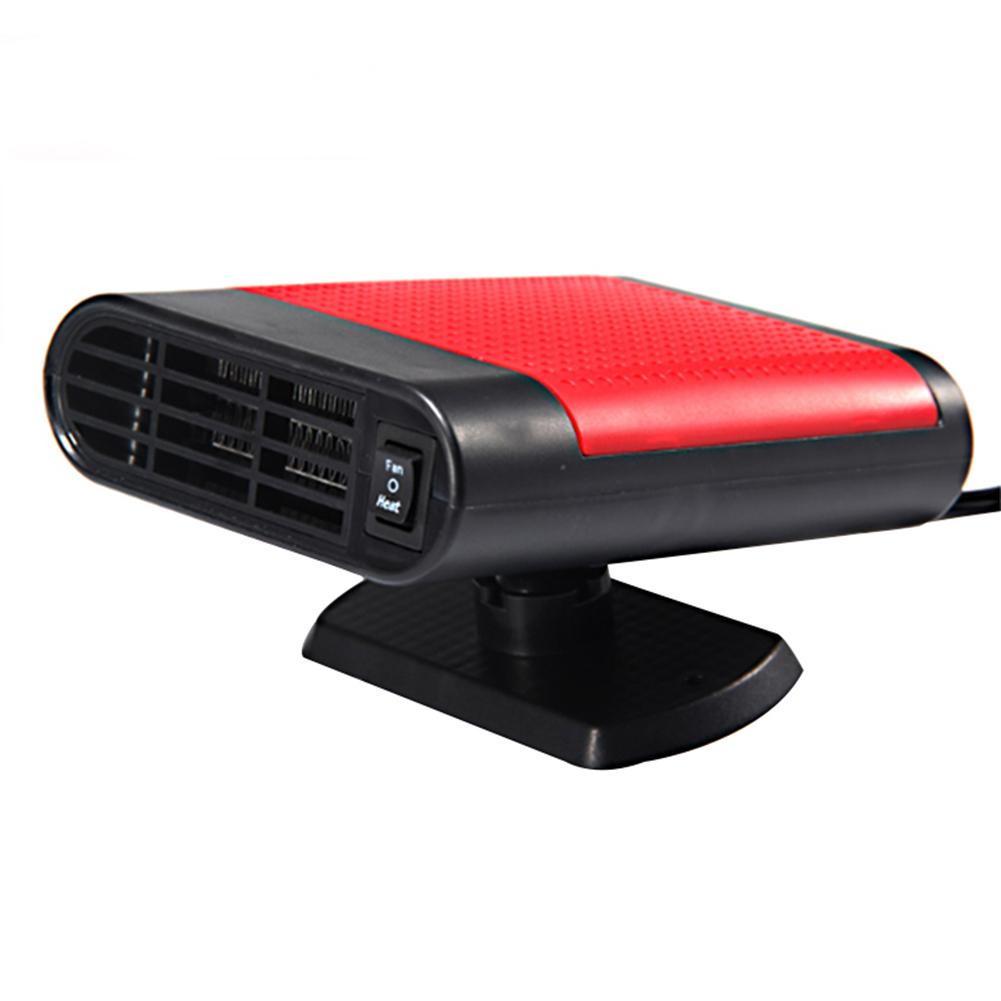 150W Dc 12V Mini Voertuig Heater Draagbare Auto Verwarming Koeling Thermostaat Draagbare Auto Heater 360 Graden Richting Regelgeving: Red