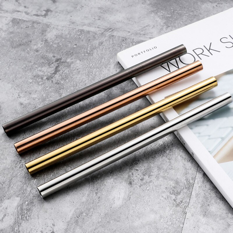 3Pcs Extra Wide Straw Reusable Stainless Steel Drinking Straw Metal Straw For Smoothies Tapioca Pearls Milk Tea Juice Bar Tools
