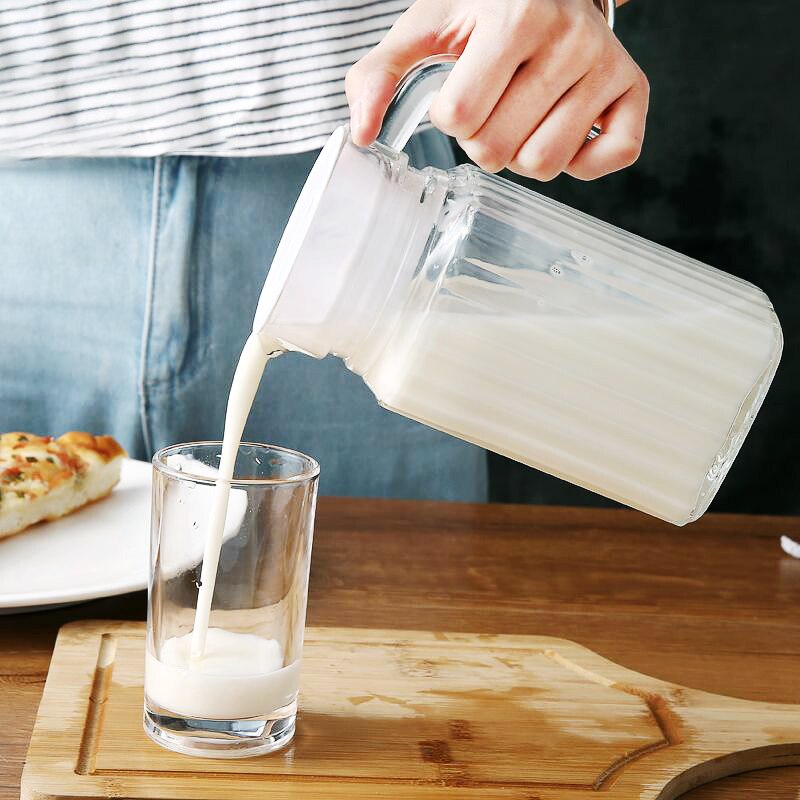 0.5-1.1L Clear Karaf Voor Sap Kannen Plastic Water Pitcher Koude Melk Koffie Wijn Drank Iced Tea Pot/ketel Met Deksel/Handvat