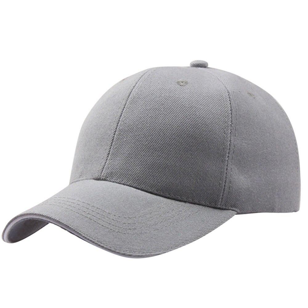 Verstelbare Baseball Hoed Mannen Vrouwen Baseball Cap Outdoor Zonnehoed Zwart Hoed Wit Streetwear Hip Hop Caps # YL5: Gray