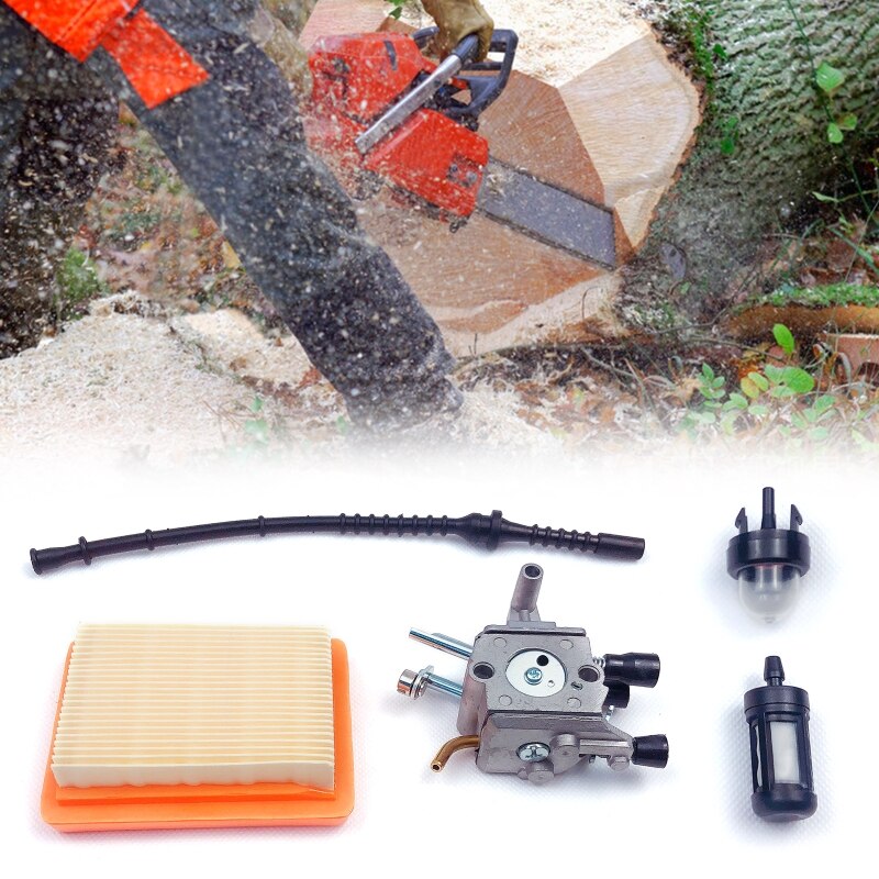 Carburateur Kit Voor Stihl FS400 FS450 FS480 String Trimmer Bosmaaier Met Fuel Line Filter Primer Lamp Accessoires