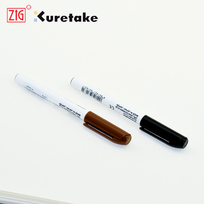 ZIG Markers Artist Sketching Pen Kuretake Brush Pen 0.6mm Alcohol based Permanent Ink Black Brown Japan