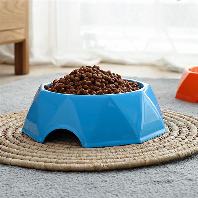 Enkele plastic voerbak voor huisdieren, antislip voerbak voor katten, voerbak voor puppy's, container voor honden, huisdierproduct