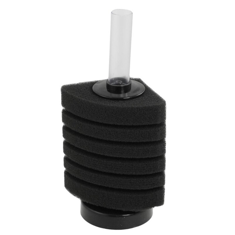 6 Laag Spons Biochemische Water Corner Filter Zwart Voor Aquarium