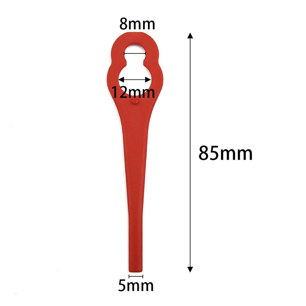 40pcs Plastic Blades For Parkside PRTA 20-LiA1 LIDL IAN 311046 91099406 Cordless Grass Strimmer Spare Blades