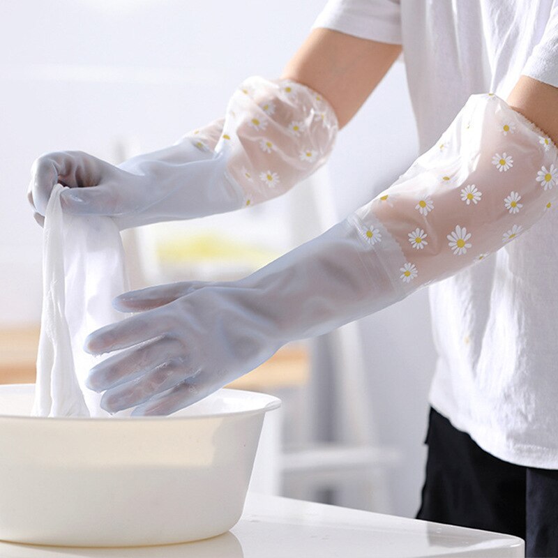 Waterdichte Huishoudelijke Schoonmaakhandschoenen Keuken Schoonmaak Latex Huishoudelijke Afwas Washandschoenen Slijtvaste Rubber Handschoenen