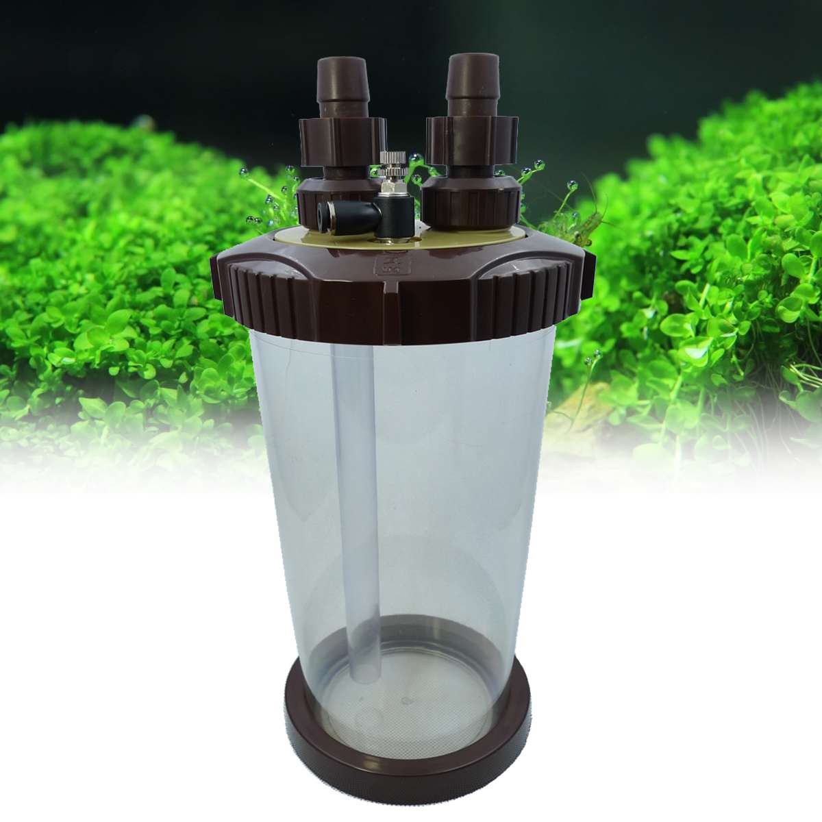 Atomiseur CO2 transparent 2500ML, Super diffuseur externe Turbo, Aquarium, plante d&#39;eau, paysage aquatique