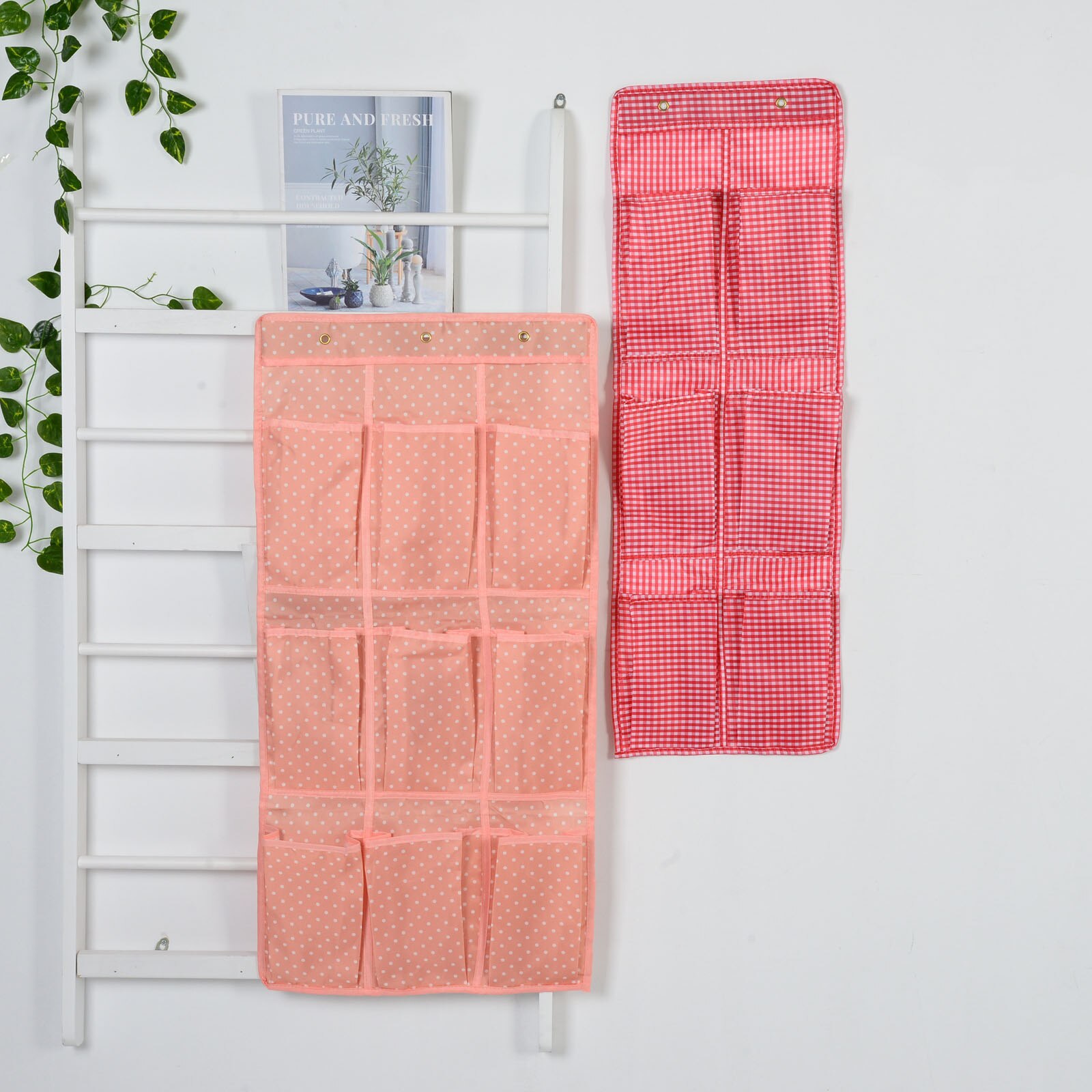 4/6/9/12 sac suspendu porte pochette de rangement multi-fonction distributeur de poche de rangement mural Oxford tissu sac mural rangement placard support