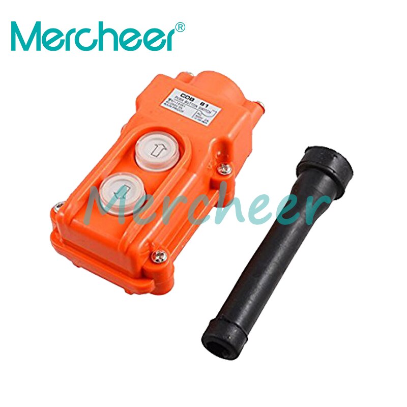 COB-61 Up Down Rainproof Hoist Push Button Switch for Hoist Crane Control 250V 5A