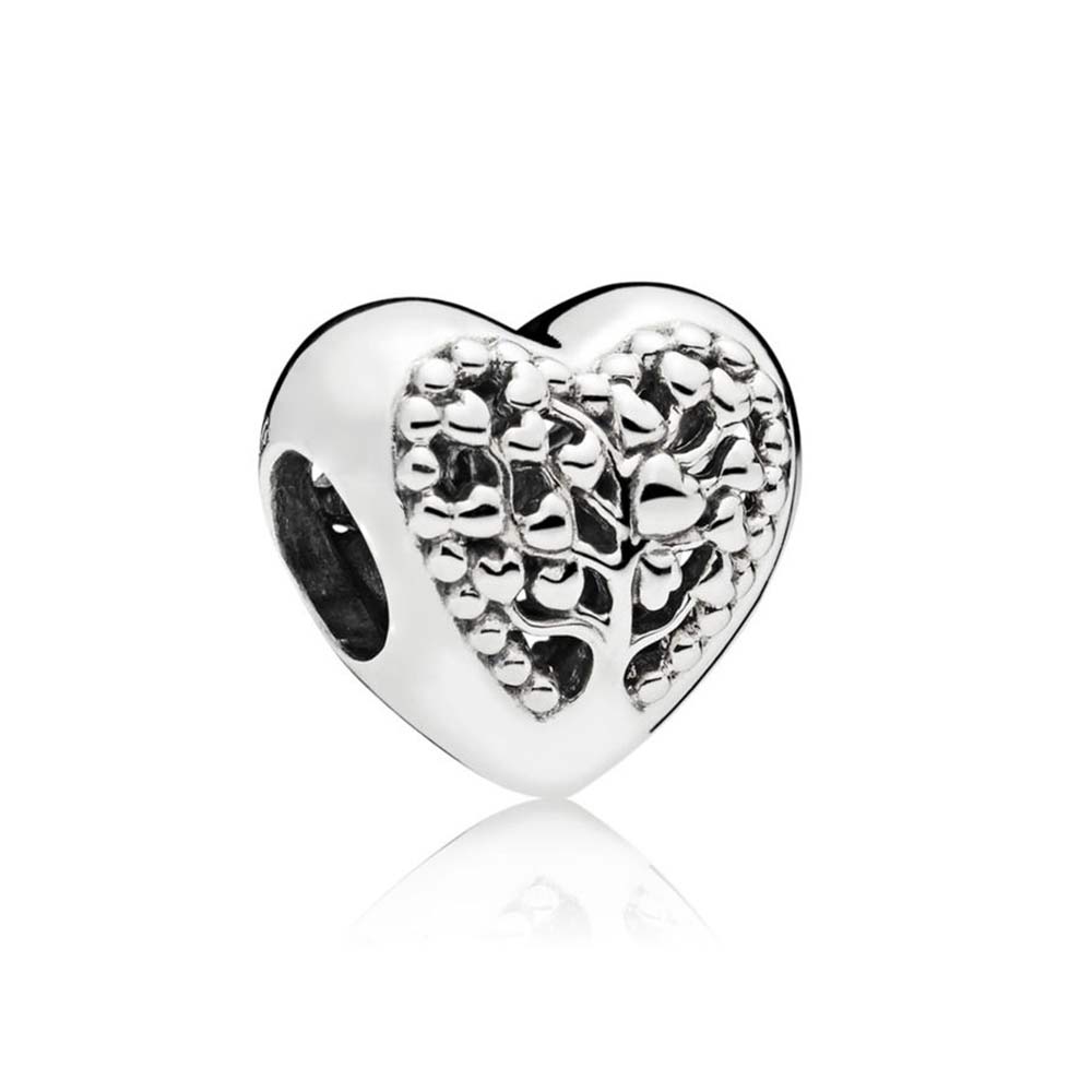PDB ZZ 07 Silver 925 Jewelry Prototype 1:1 Natureza Dream Patterns Twain Heart-shaped Love You Jewelry Female: 797058